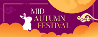 Mid Autumn Bunny Facebook Cover Image Preview