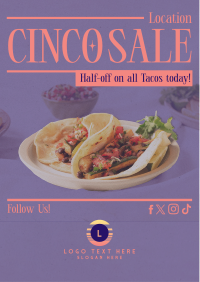 Cinco De Mayo Food Promo Flyer