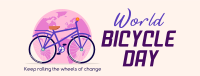 Wheels of Change Facebook Cover Design