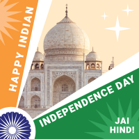 Indian Flag Independence Instagram Post
