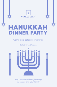 Hanukkah Festival  Invitation
