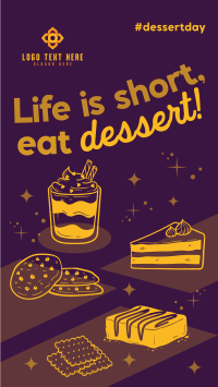 Cute Dessert Greeting Instagram Reel