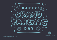 Grandparents Special Day Postcard