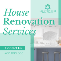 Fast Renovation Service Instagram Post