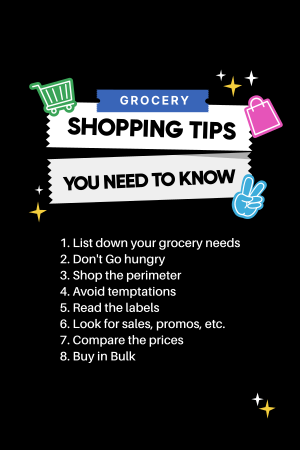 Grocery Tips Pinterest Pin Image Preview