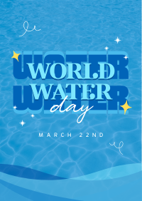 Quirky World Water Day Flyer