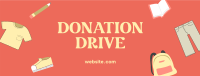 Donation Drive Facebook Cover