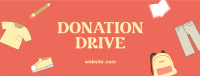 Donation Drive Facebook Cover Image Preview