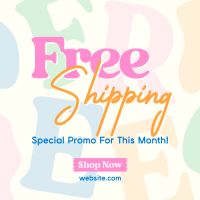 Special Shipping Promo Instagram Post