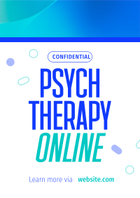 Psych Online Therapy Poster