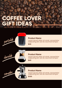 Coffee Gift Ideas Flyer