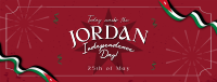 Jordan Independence Ribbon Facebook Cover