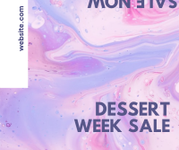 Dessert Week Sale Facebook Post