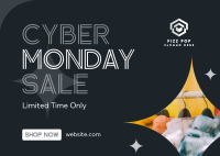 Quirky Cyber Monday Sale Postcard Image Preview