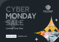 Quirky Cyber Monday Sale Postcard Image Preview