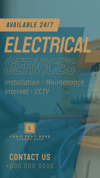 Electrical Services TikTok Video example 3