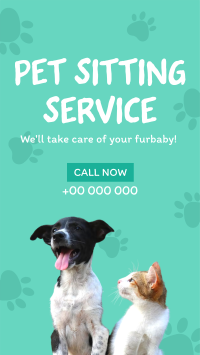 Pet Sitting Service Facebook Story