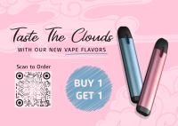 Vape Clouds Postcard