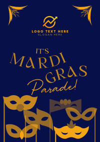 Mardi Gras Masks Poster