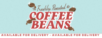 Minimalist Coffee Bean Delivery Facebook Cover Image Preview