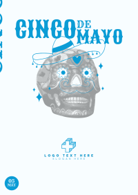 Skull De Mayo Poster