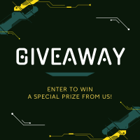 Mechanical Assets Giveaway Instagram Post Design