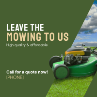 Mowing Service Instagram Post Design