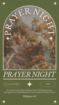 Rustic Prayer Night Instagram Story