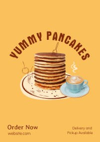 Delicious Breakfast Pancake  Poster