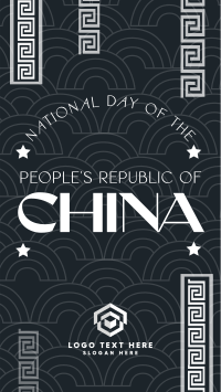 Simple National Day China Facebook Story