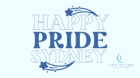 Happy Pride Text Facebook Event Cover