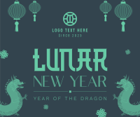 Lucky Lunar New Year Facebook Post