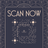 Classy Art Deco QR Code Image Preview