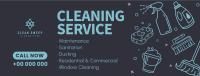 Cleaning Company Facebook Cover Image Preview