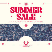 Retro Summer Sale Instagram Post