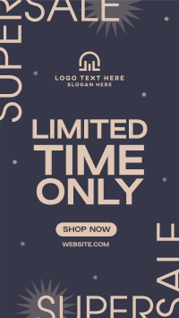 Limited Starry Sale Instagram Story