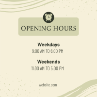 New Opening Hours Instagram Post