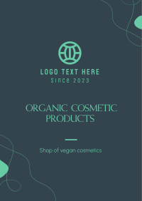 Organic Cosmetic Poster
