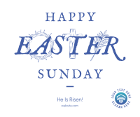 Rustic Easter Facebook Post