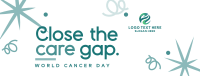 Swirls and Dots World Cancer Day Facebook Cover