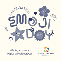 Celebrate Emojis Instagram Post Design