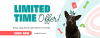 Quirky Dog Sale Facebook Cover Image Preview