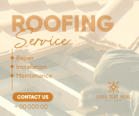 Modern Roofing Facebook Post