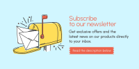 Subscribe To Newsletter Twitter Post