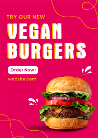 Vegan Burger Buns  Poster