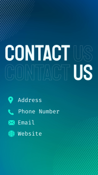 Smooth Corporate Contact Us Instagram Story