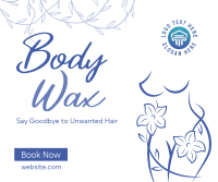 Body Waxing Service Facebook Post