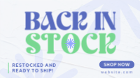 Minimalist Back In Stock Animation