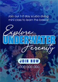 Scuba Diving Serenity Flyer