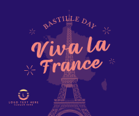 Celebrate Bastille Day Facebook Post